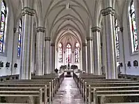 Blick ins Innere der Kirche