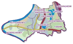 Karte von Bissingheim