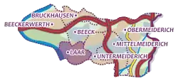 Karte von Laar