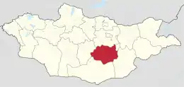 Lage des Dund-Gobi-Aimag