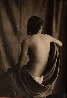 Eine der ersten Aktfotografien von E. Delacroix und Eugène Durieu (1853)