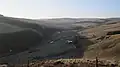 Blick über das Tal des Dye Water