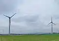 Beide Windkraftanlagen E-126 bei Potzneusiedl