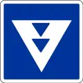 E.5.10 Liegestelle für ein anderes Fahrzeug als ein Fahrzeug der Schub­schifffahrt, das zwei blaue Lichter nach § 3.14 Nr. 2 bzw. zwei blaue Kegel nach § 3.32 Nr. 2 führen muss