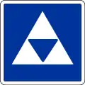 E.5.5 Liegestelle für ein Fahrzeug der Schub­schifffahrt, das ein blaues Licht nach § 3.14 Nr. 1 bzw. einen blauen Kegel nach § 3.32 Nr. 1 führen muss