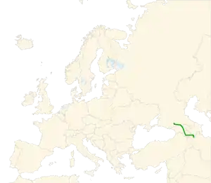 Verlaufskarte der E117