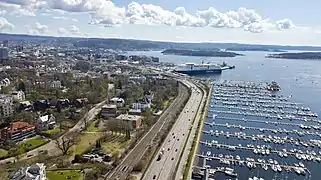 Skillebekk zwischen Oslos Zentrum und dem Oslofjord.