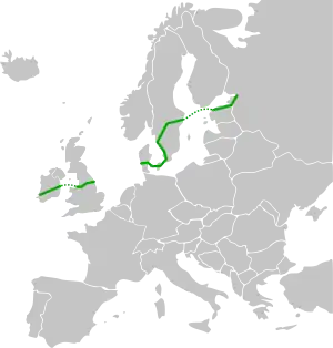 Verlaufskarte der E20