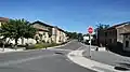 Hauptstraße der Gemeinde