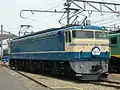 EF65 535 im Bahnbetriebswerk Omiya, Mai 2008