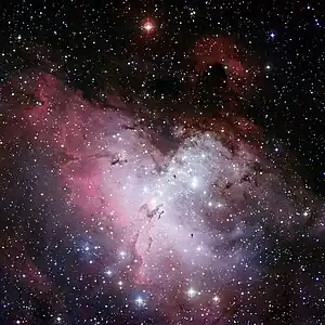 Aufnahme des Adlernebels, durchgeführt am European Southern Observatory