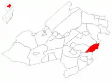 Lage im Morris County