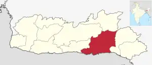 Lagekarte des Distrikts