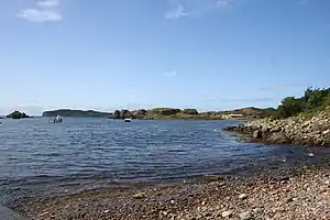 Blick über die Lagavulin Bay