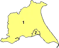 Lage der Unitary Authorities