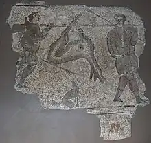 Mosaik aus der Villa Rustica von East Coker