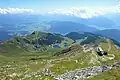 Blick vom Speiereck-Gipfel nach Osten