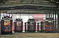 Triebwagen im Straßenbahn-Betriebshof Gutleut Frankfurt am Main