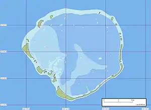 Karte des Ebon-Atolls