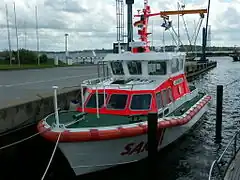 Die ECKERNFÖRDE am Liegeplatz im Segelhafen (2004)