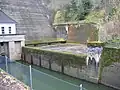 Tosbecken der Hochwasserentlastungsanlage