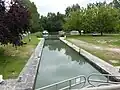 erste Kanalschleuse