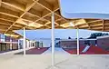 Charlie Chaplin Schule, erste Verwendung von Buchenholz im Bau, 2014 - SAM Architecture mit Pollmeier Massivholz