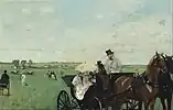 Edgar Degas:Die Kutsche beim Rennen1869