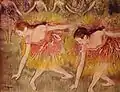 Edgar Degas:Sich verbeugende Tänzerinnen