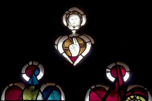 Fenster im Chor mit Fragmenten aus dem 16. Jahrhundert