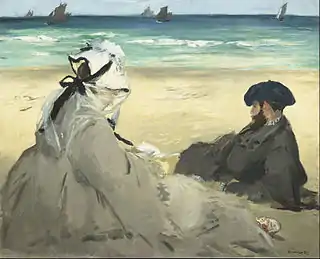 Édouard Manet:Am Strand