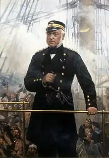 Vizeadmiral Edouard Suenson (Seetreffen bei Helgoland, 1864), 1907.