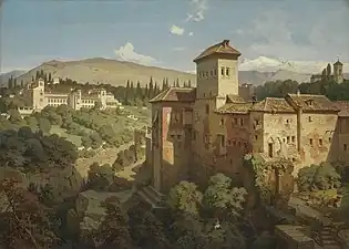 Eduard Gerhardt, Das Generalife bei Granada, 1862