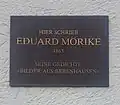 Mörike in Bebenhausen (1863)