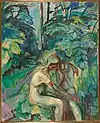 Trost im Wald (1924/25), Öl auf Leinwand, 215 × 173 cm, Munch-Museum Oslo