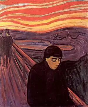 Verzweiflung (1894), Öl auf Leinwand, 92 × 72,5 cm, Munch-Museum Oslo