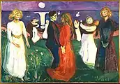 Der Tanz des Lebens (1925), Öl auf Leinwand, 143 × 208 cm cm, Munch-Museum Oslo