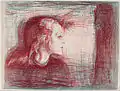 Lithografie von 1896, Munch-Museum Oslo