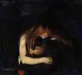 Vampir (1894), Öl auf Leinwand, 100 × 110 cm, Privatsammlung