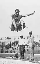 Silbermedaillengewinner Edward Gourdin