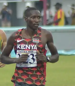 Edwin Kipmutai Too bei den Afrikaspielen 2024 in Accra