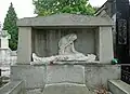Grabskulptur des Bildhauers Karl Wilfert der Jüngere
