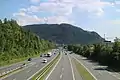 Ansicht von Norden mit A 9