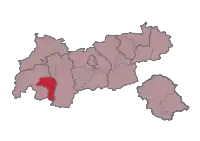 Gerichtsbezirks Ried um 1920