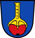 Entenfuß umklammert einen Apfel (Ehningen)