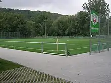 Kunstrasenplatz in der Schottenau