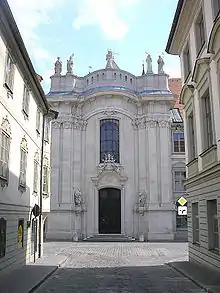 Syrischer Bogen an der Westfassade des Doms zu Eichstätt (Gabriel des Gabrieli, 1716–1718)