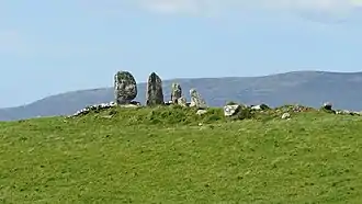 Steinreihe von Eightercua