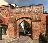 Äußere Ansicht des Burgtors (2021)