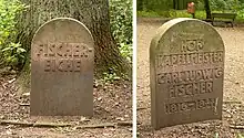 Gedenkstein an der Fischer-Eiche für Hofkapellmeister Carl Ludwig Fischer